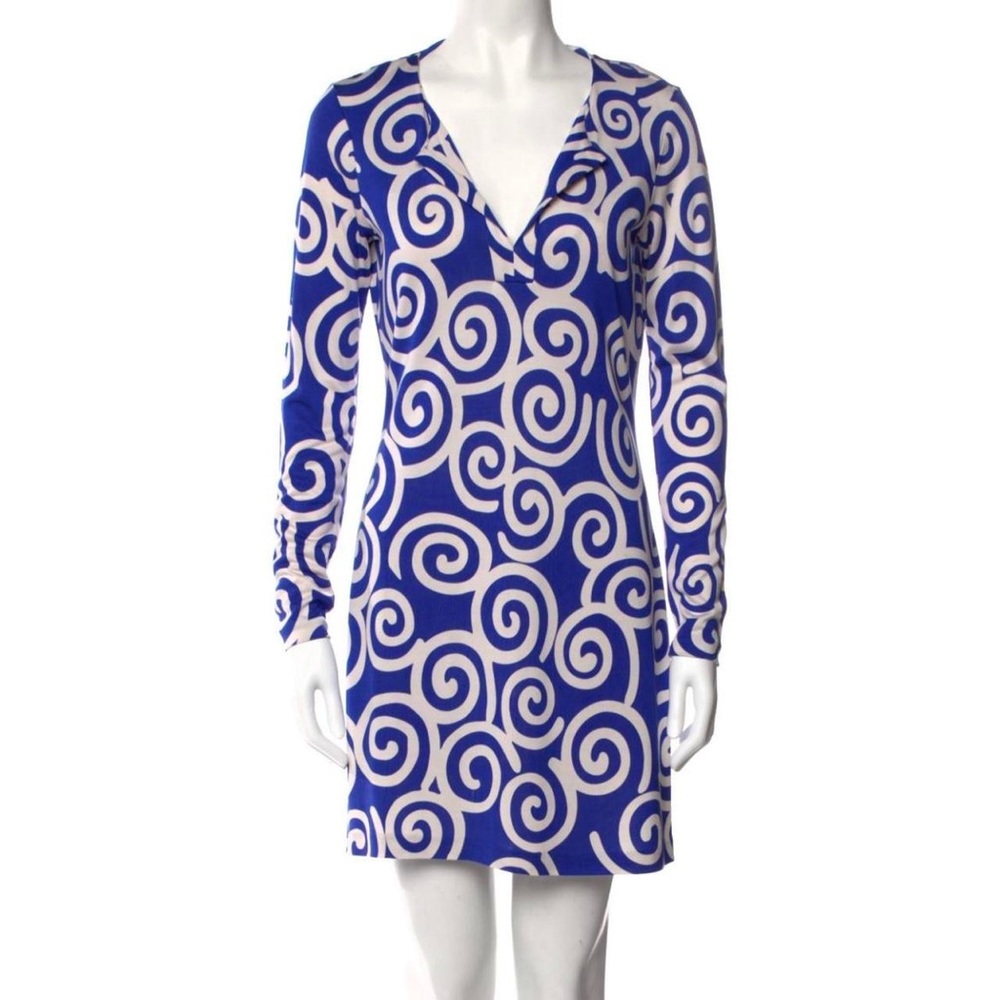 Diane von Furstenberg silk jersey mini dress • size 6